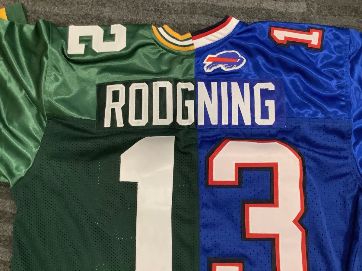 Packers Bills Split Jersey